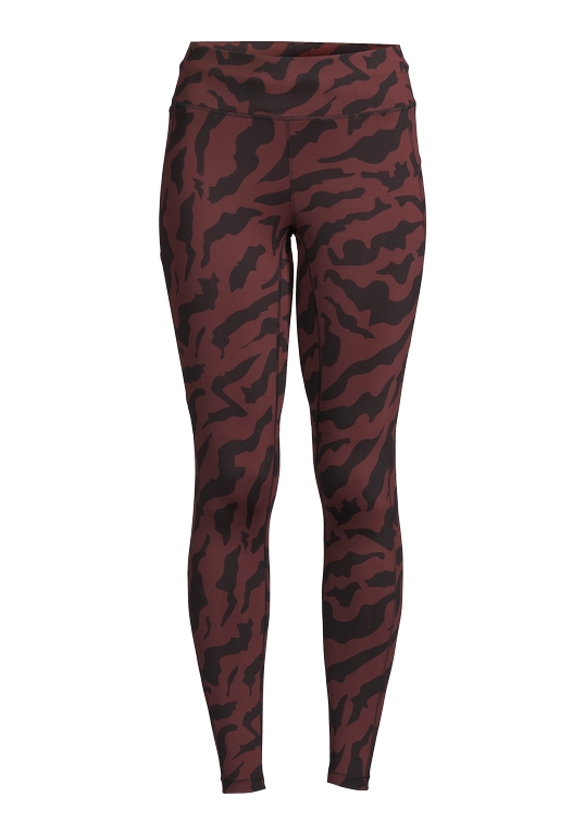 Casall Iconic Printed 7/8 Tights - Escape Red