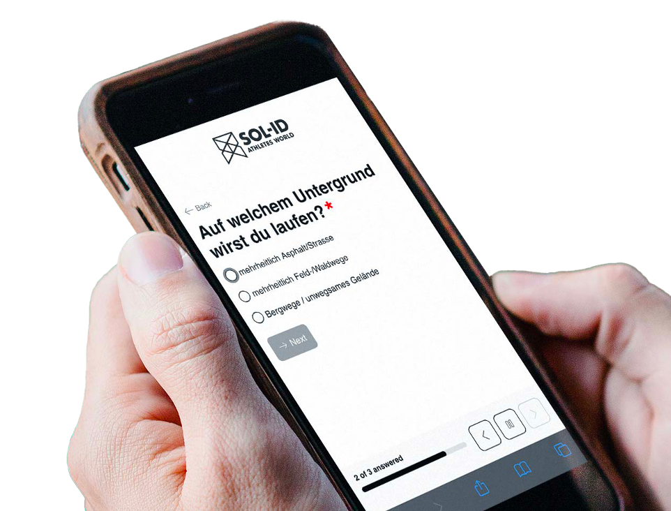 Kostenlose OnlineLaufanalyse von SOLID