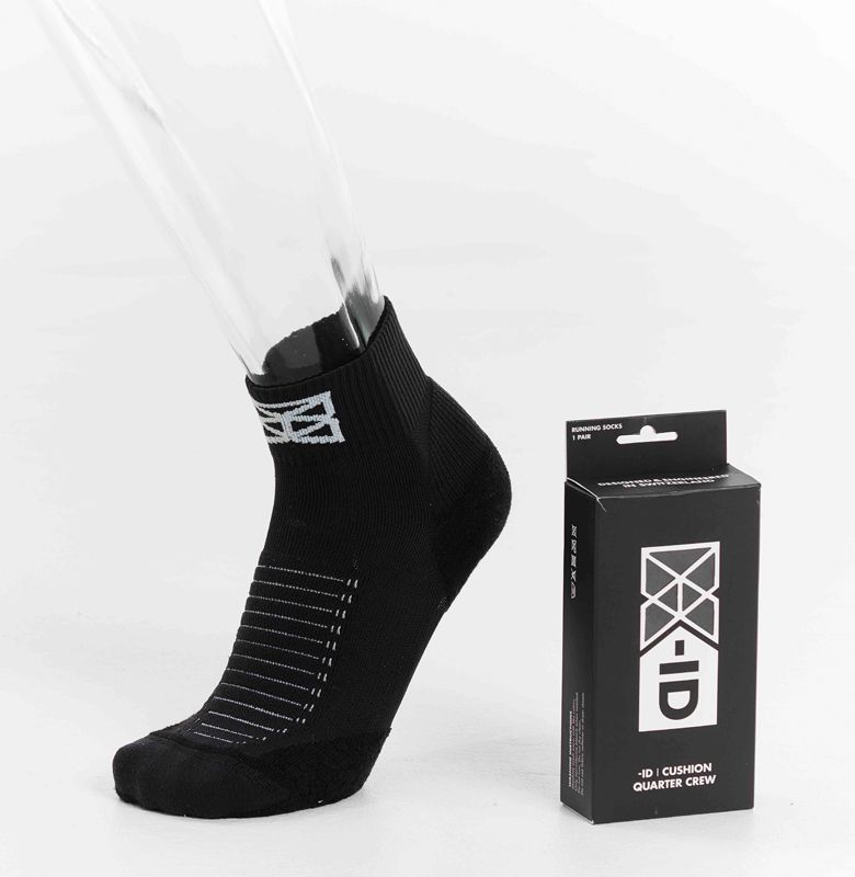 -ID Cushion Quarter Crew Socks - Running Socks aus der Schweiz -ID Cushion Quarter Crew Socks - Running Socks aus der Schweiz