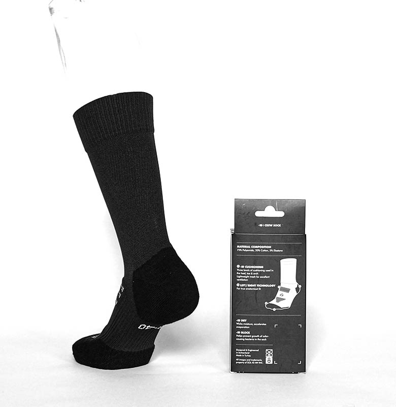 -ID Crew Sock Invisible Brand - Ferse