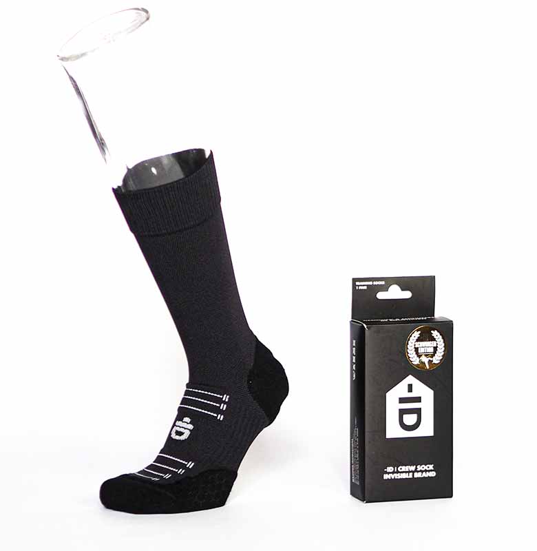 -ID Crew Sock Invisible Brand | Stucki Edition