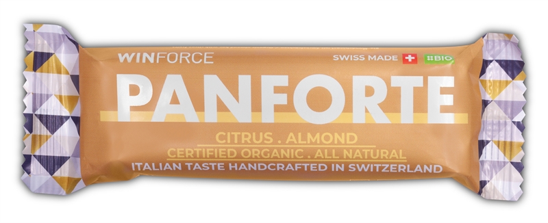 Winforce PANFORTE Bio-Mandelriegel Citrus Almond